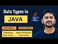 Data Types in Java Primitive and Non-Primitive data types Java Tutorial for Beginners Amit Thinks