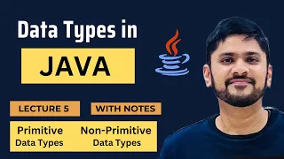 Data Types in Java Primitive and Non-Primitive data types Java Tutorial for Beginners Amit Thinks