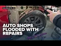 Extreme winter weather leads to hundreds of crashes raises demand for repairs