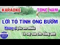 Download Lagu Karaoke Lời Tỏ Tình Ong Bướm Tone Nam Gm | Karaoke Tuấn Cò