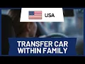 How to Transfer a Car Title to a Family Member