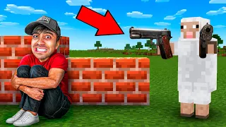 ماين كرافت لكن الحيوانات تحاول تقتلني !