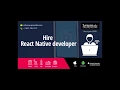 Hire React Native Developer - SynapseIndia