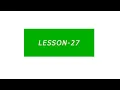web development lesson 27 gents