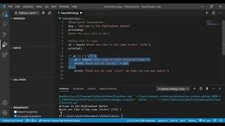 Build console App in Python