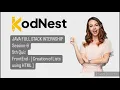 JAVA FULL STACK KodNext Full Internship Session-6 All assessments