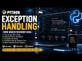 Python Exceptions Explained Visually Traceback Try Except Custom Exceptions