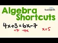 Algebra Shortcuts - Work smarter and faster