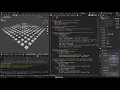 Python Scripting in Blender Vandermonde Matrix