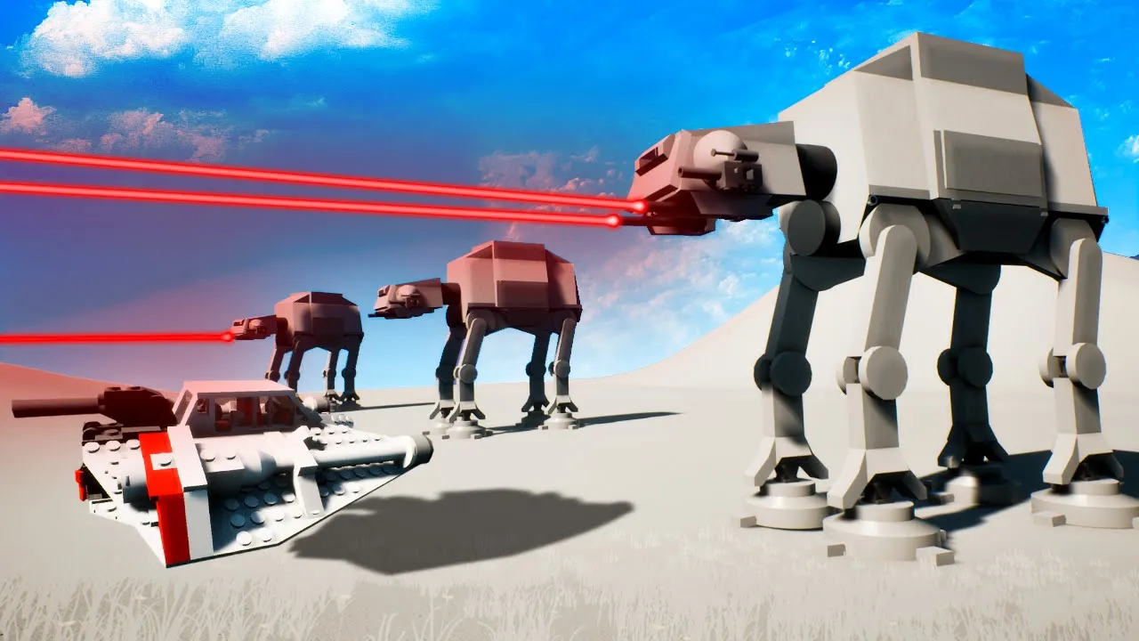 Episode V, Chapter 1 - Hoth Battle | LEGO Star Wars: The Complete Saga. 