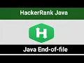Java End-of-file HackerRank Solution