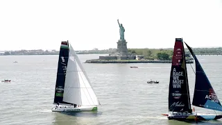 Transat New York Vendee May 28 Report #1 New York IMOCA “Speed Trials.” Ready For Start May 29.24