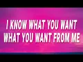 Download Lagu Ariana Grande - I know what you want what you want from me (bloodline) (Lyrics)