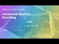 Tutorial Horizontal Section Scrolling