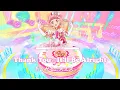 Lagu Aikatsu Friends!- Thank You It'll be alright!- Aine Yuuki(Lyrics+ Eng Sub)