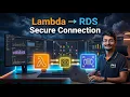 AWS Lambda Connect to RDS Securely using Secrets Manager Full Hands-On DevOps Tutorial