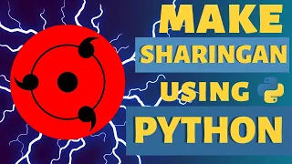 Sharingan Using python turtle