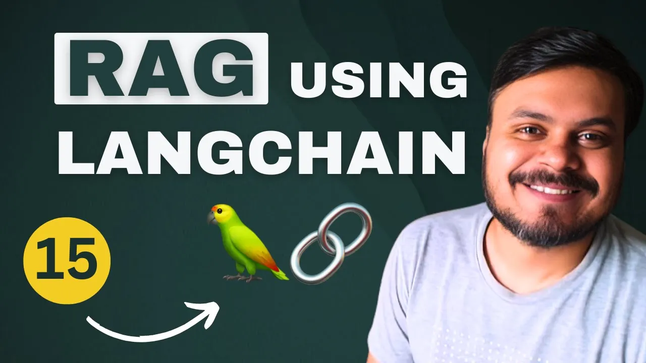 YouTube Chatbot using LangChain | Building a RAG system in LangChain  | Video 15 | CampusX