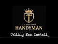 Ceiling Fan Installation Honeywell Gray Ceiling Fan