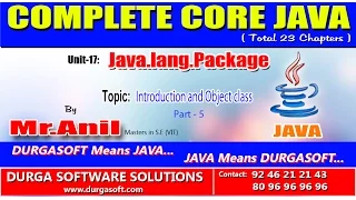 Core Java - Java Lang Package