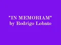 In Memoriam- my composition!!