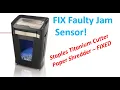 FIX Faulty Anti-Jam Sensor on Staples Titanium Cutter Paper Shredder for 0
