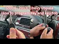 How to Program Chevy Impala Key Key Fob 2006 2013 - Fast Easy
