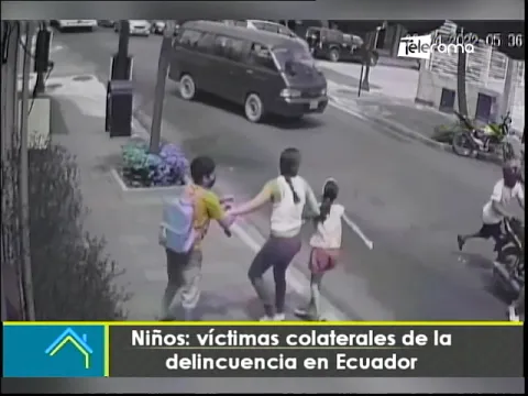 Niños víctimas colaterales de la delincuencia en Ecuador