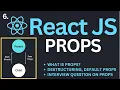 Props in ReactJs Tutorial Complete React Course