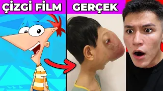 GERÇEK HAYATTA BULUNAN ÇİZGİ FİLM KARAKTERLERİ !