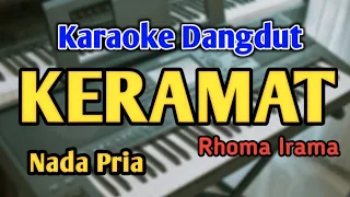 keramat karaoke nada pria rhoma irama audio hq live keyboard
