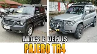 Pajero TR4 - Antes e Depois.