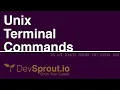 Basic Unix Terminal Commands