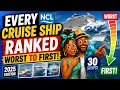 EVERY NCL Cruise Ship RANKED Worst to First