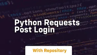 python requests post login
