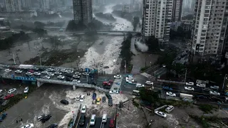 china storm with force 10 winds and hail hits multiple provinces