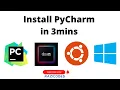 Quick Easy Setup PyCharm Macbook M1 Macbook Intel Windows Ubuntu