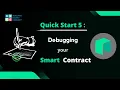 Quick Start 5 Debugging your Smart Contract Neo Blockchain Hackathon