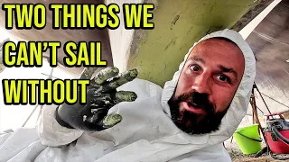 The Boatyard is Keel-ing Us: Fixing the Keel and Fitting the Rudder- Episode 102