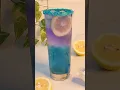Seger Banget Bunga Telang (Butterfly Pea) + Sprite 🦋 #shorts #short #drink #minuman #resep #foodie
