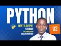 Python programming Input Output Strings Boolean Type Conversion ALX PLD