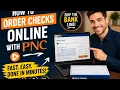 How to order checks online with PNC
