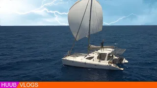 4-Days Sailing Alone through Lightning to Colombia
