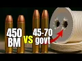 450 Bushmaster vs 45-70 The Results SHOCKED Me