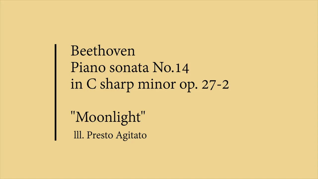beethoven Piano sonata no.14 "Moonlight" (full) (Wilhelm Kempff)(1968) beethoven Piano sonata no.14 "Moonlight" (full) (Wilhelm Kempff)(1968)