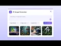 Build AI Image Generator in HTML CSS JavaScript Text-to-Image Generator in JavaScript
