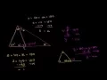 14 Geometry-Triangle angle example 1 Angles and intersecting lines