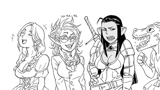 Paladin Creates Shortstack Armor comic by baalbuddy