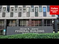BREAKING NEWS Suspect Arrested After Explosion Outside New York City ICE FBI Headquarters