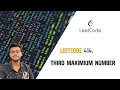 414 Third Maximum Number Leetcode Solution
